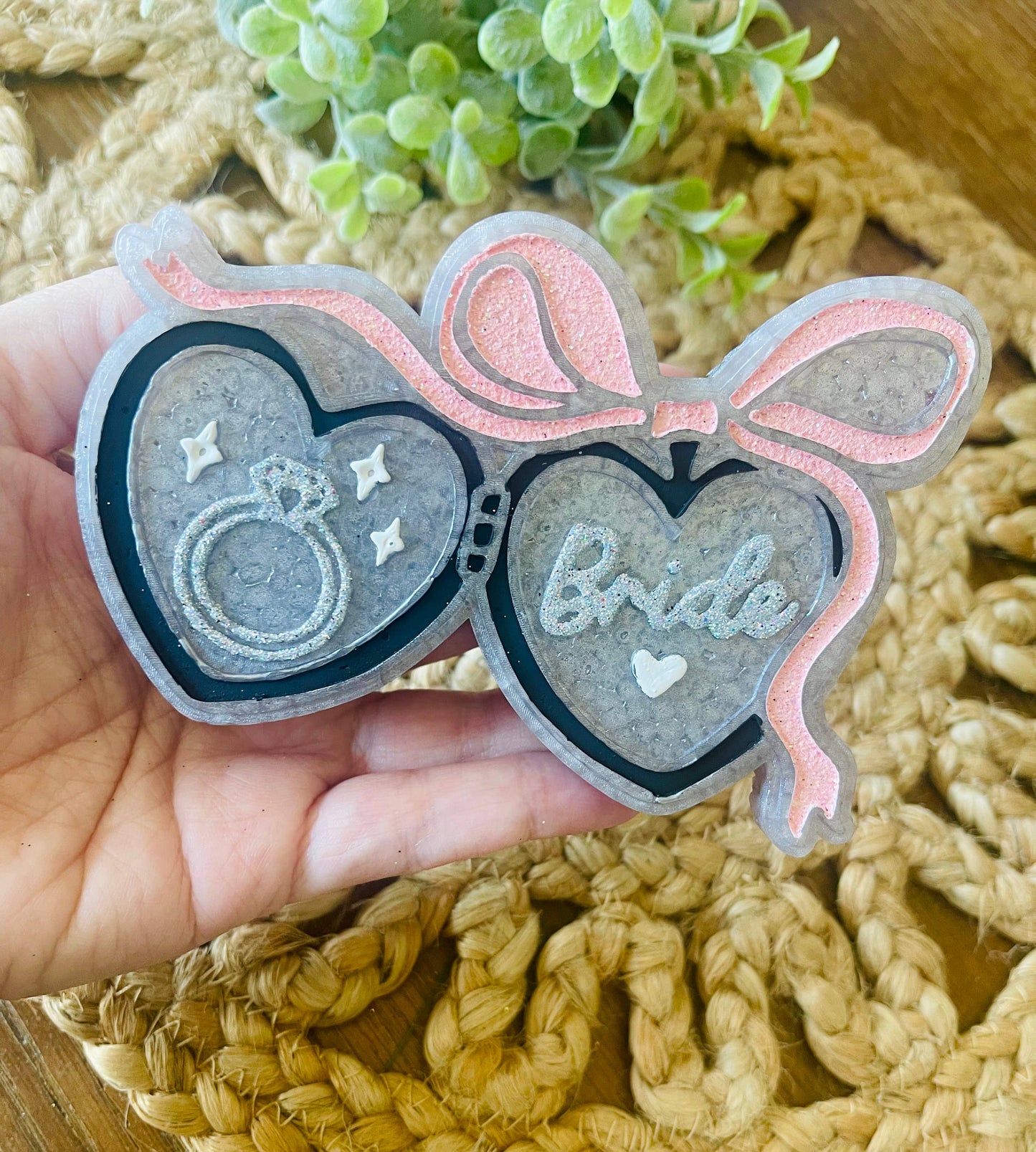 Bride Locket Car Freshie