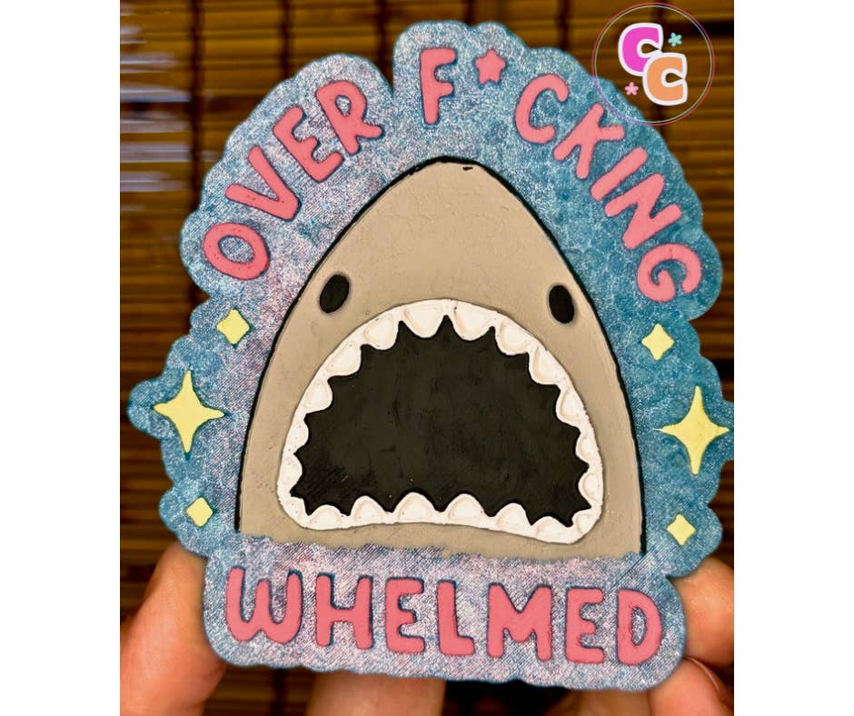 Overwhelmed Shark Freshie | Car Air Freshener | Funny