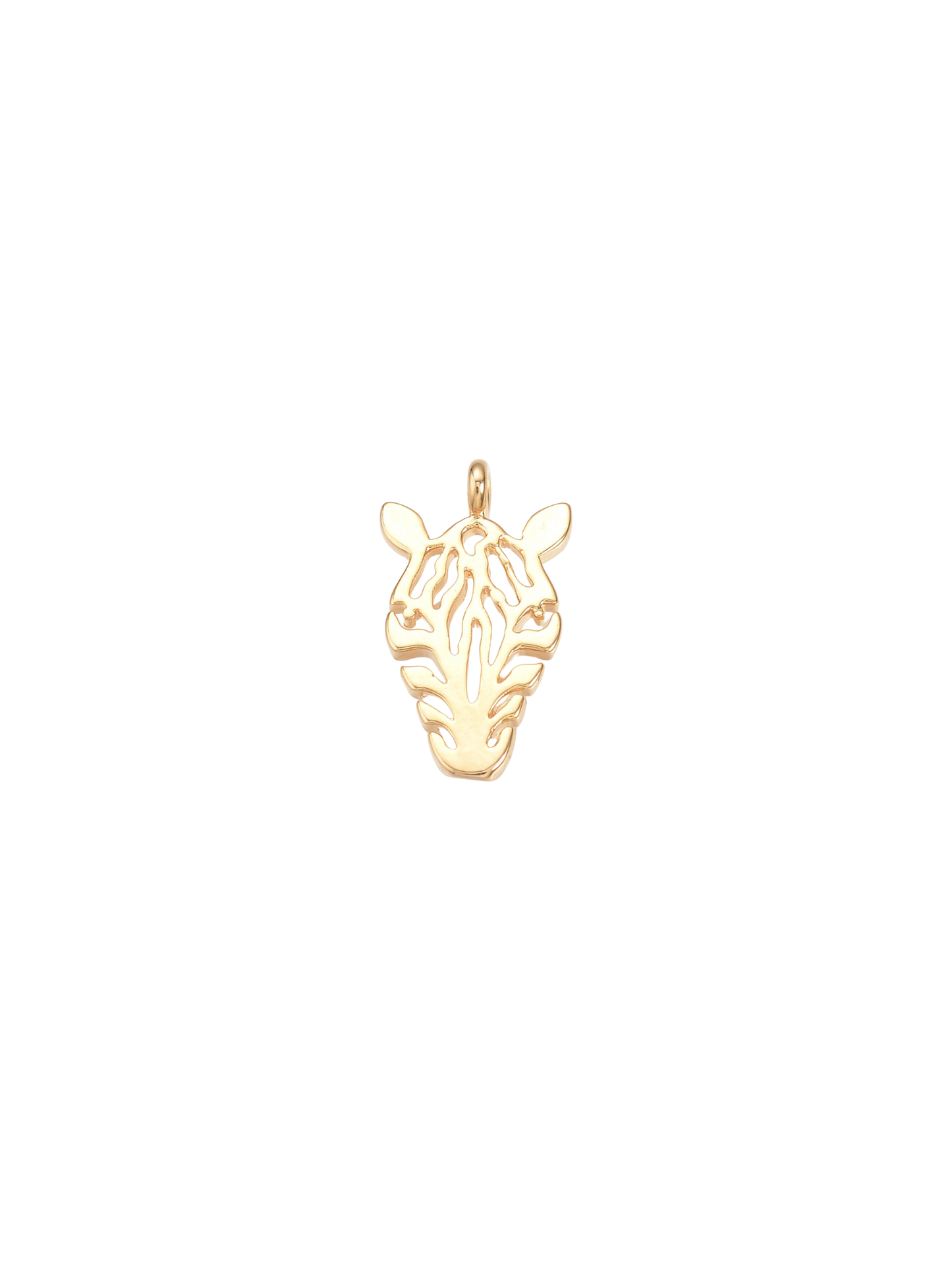 Gold Zebra Charm