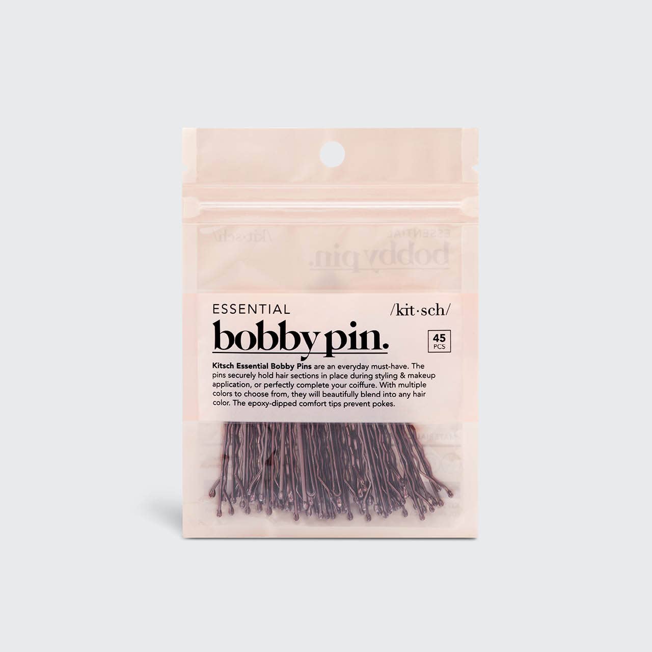 Kitsch | Essential Bobby Pins 45pc - Brown