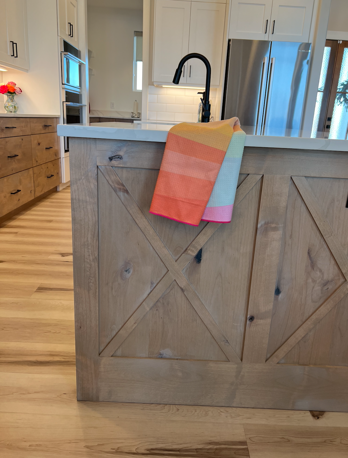 Bloom Towels | California Sunset Waffle Knit Kitchen Towel