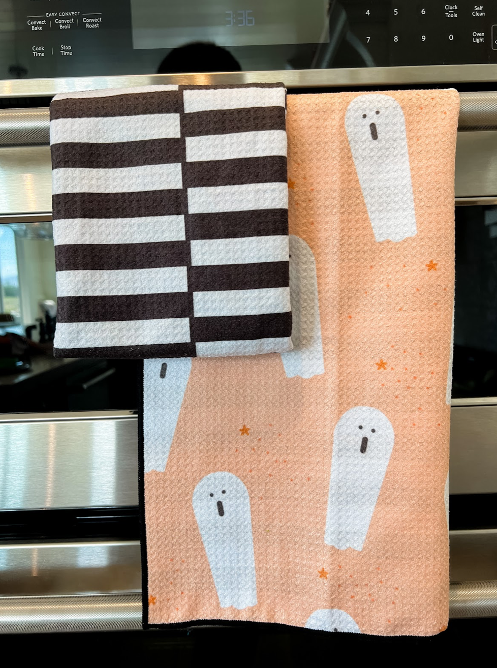 Bloom Towels | Spook Alley Waffle Knit Kitchen Towel