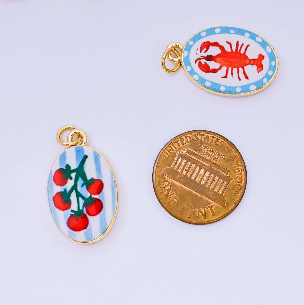 Enamel Art Piece Charms