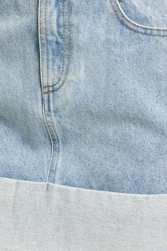 Le Lis | High Waisted Cuffed Mini Skirt