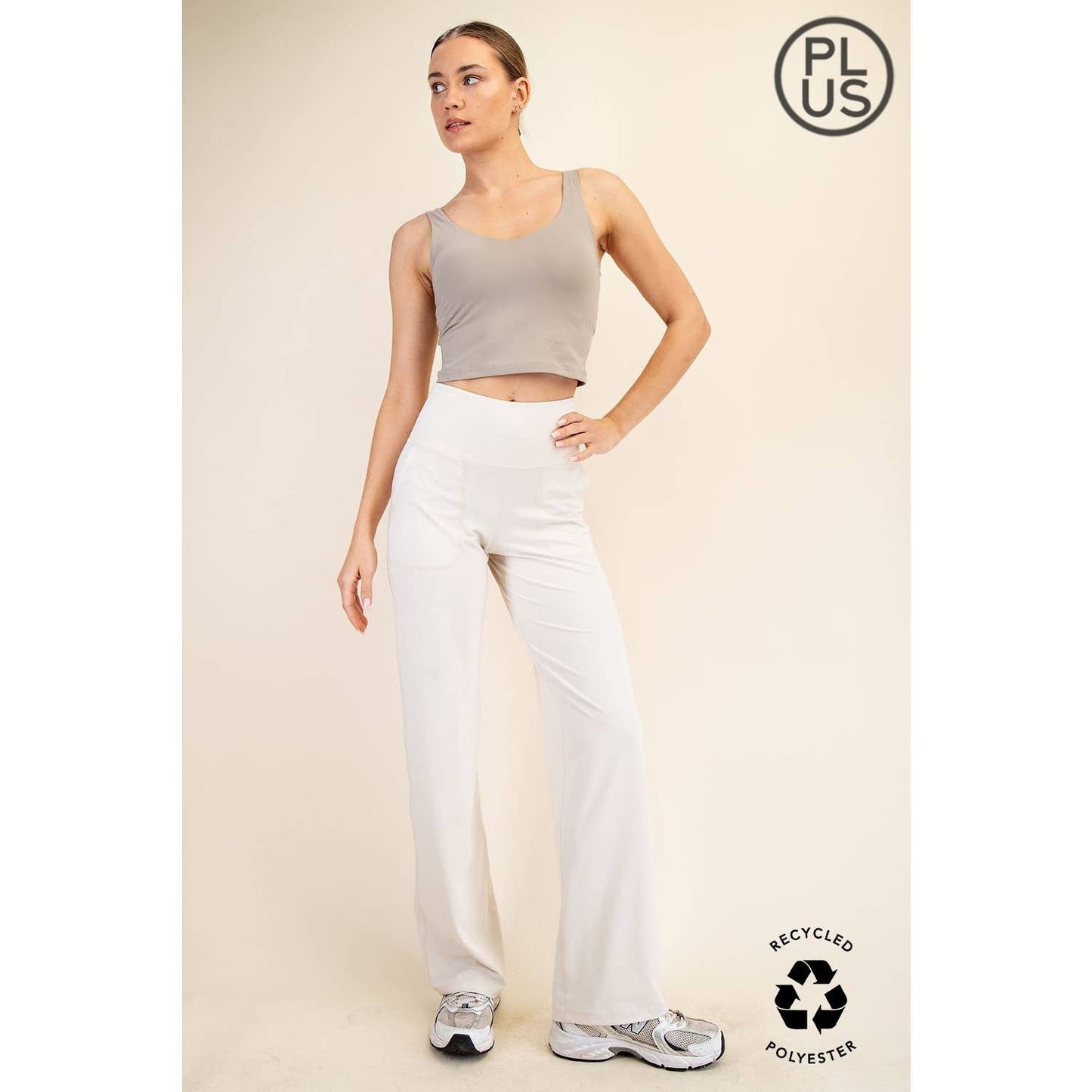 PLUS BUTTER SOFT STRAIGHT CASUAL YOGA PANTS