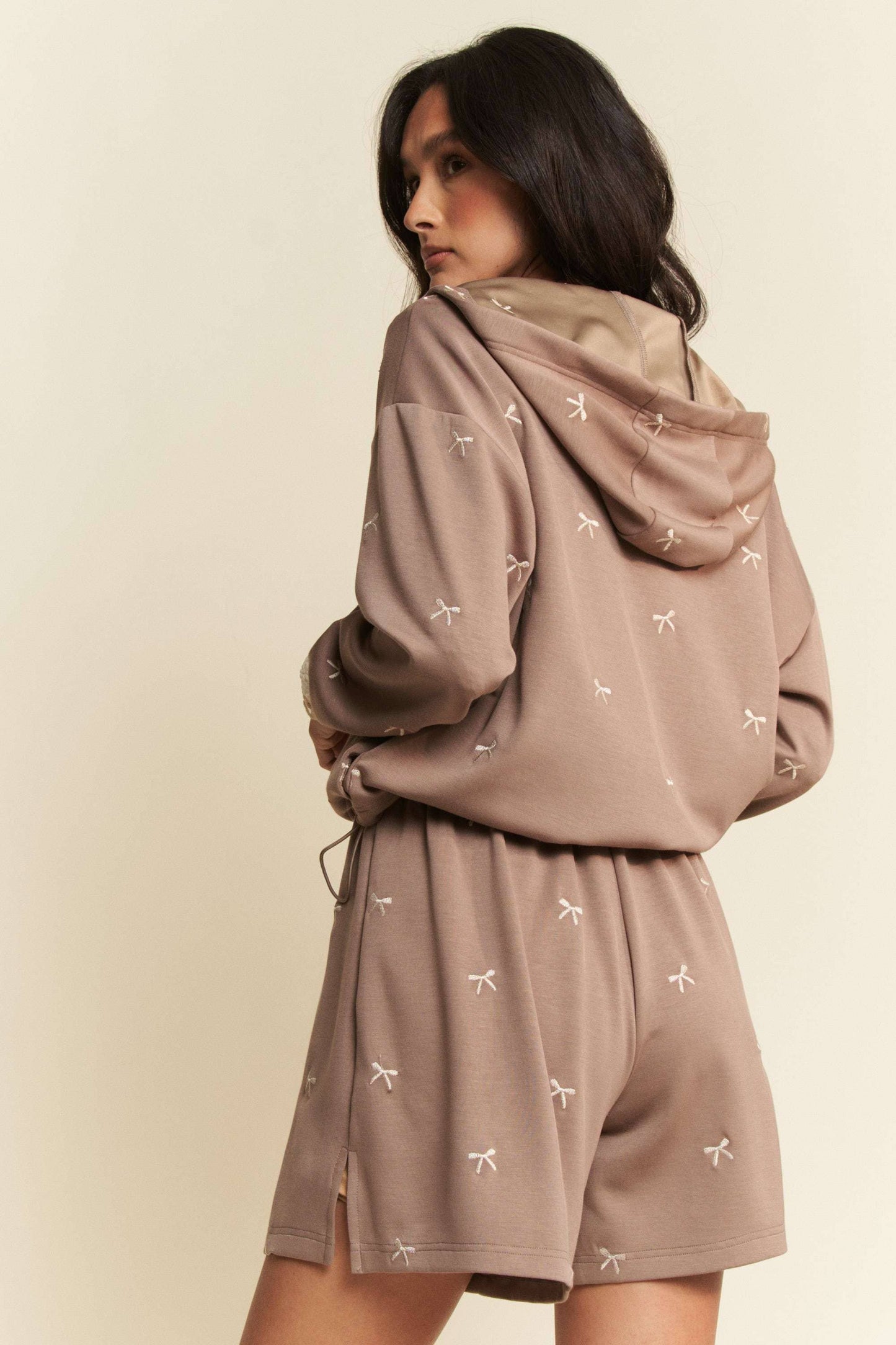 Embroidered Bow Set-TOP