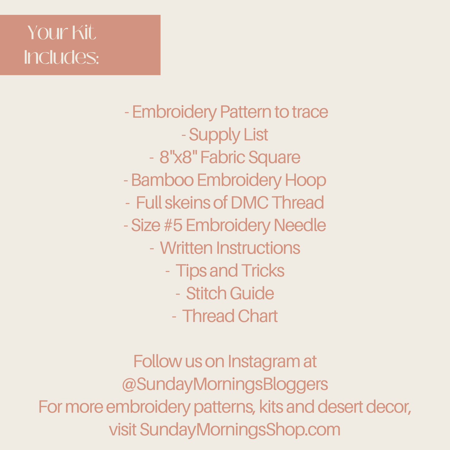 Intermediate Embroidery Kit | Be My Galentine