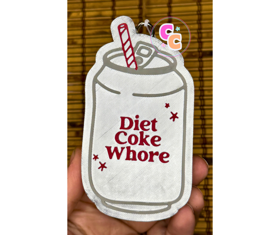 Diet Coke Whore Freshie | Car Air Freshener | Funny Freshie