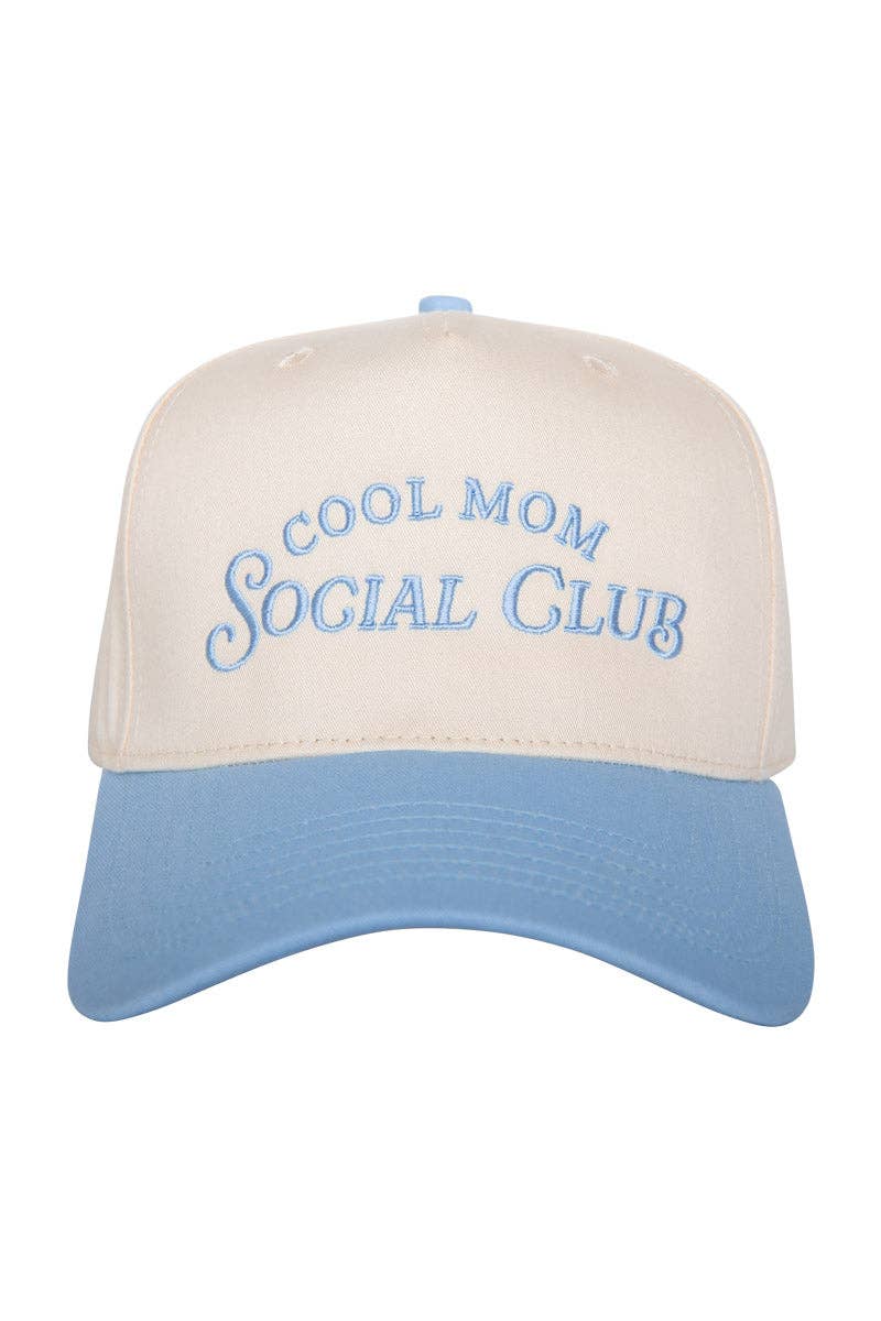 Cool Mom Social Club Retro Two-Toned Hat