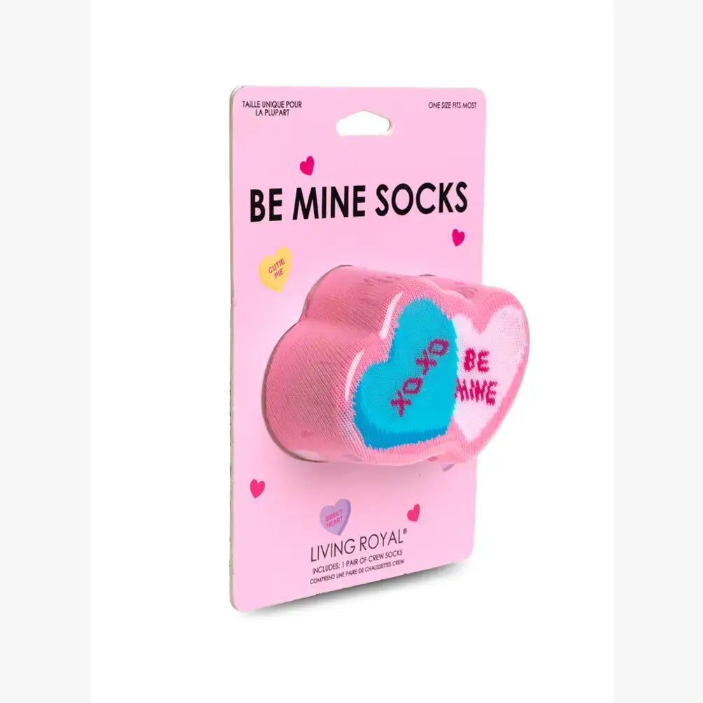 3D "Be Mine" Socks