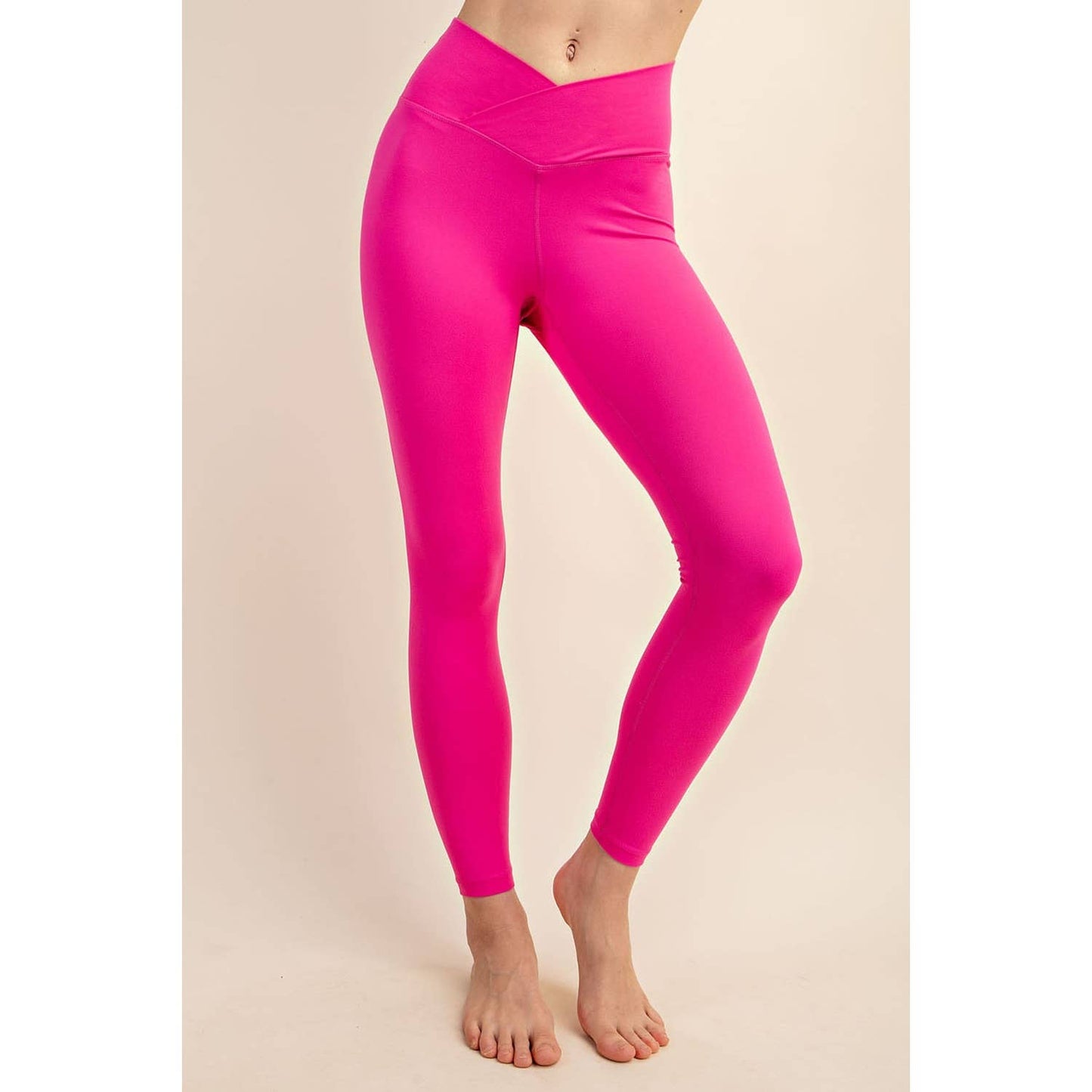 V WAIST FULL LENGTH LEGGINGS