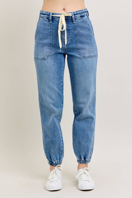 Judy Blue | High Waisted Denim Jogger