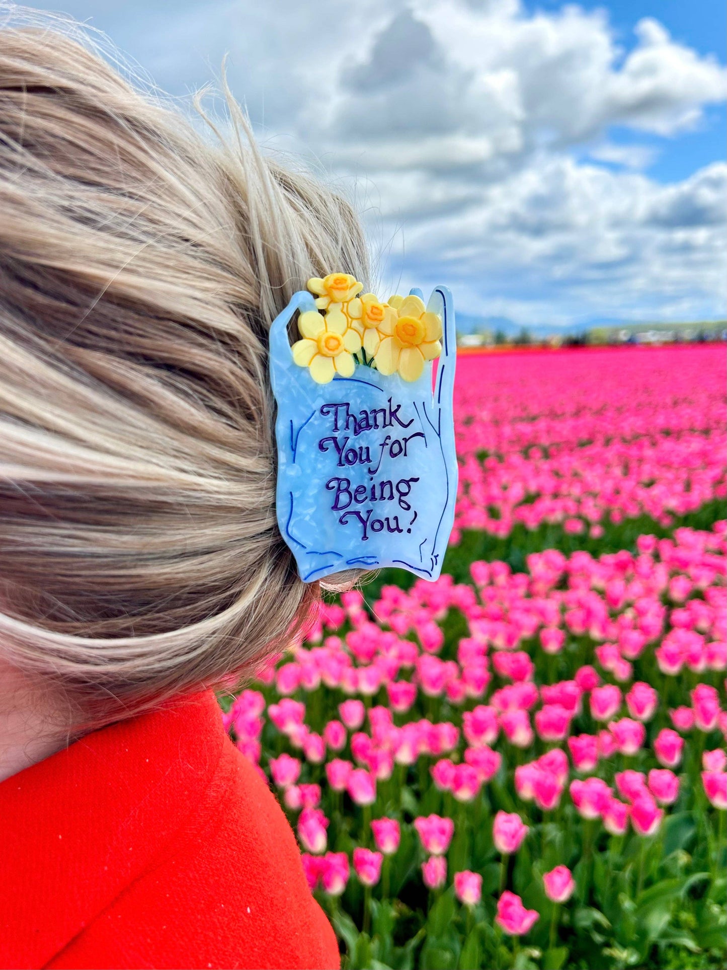 Thank You Bag Hair Claw TPF x Lindsey Cherek Waller