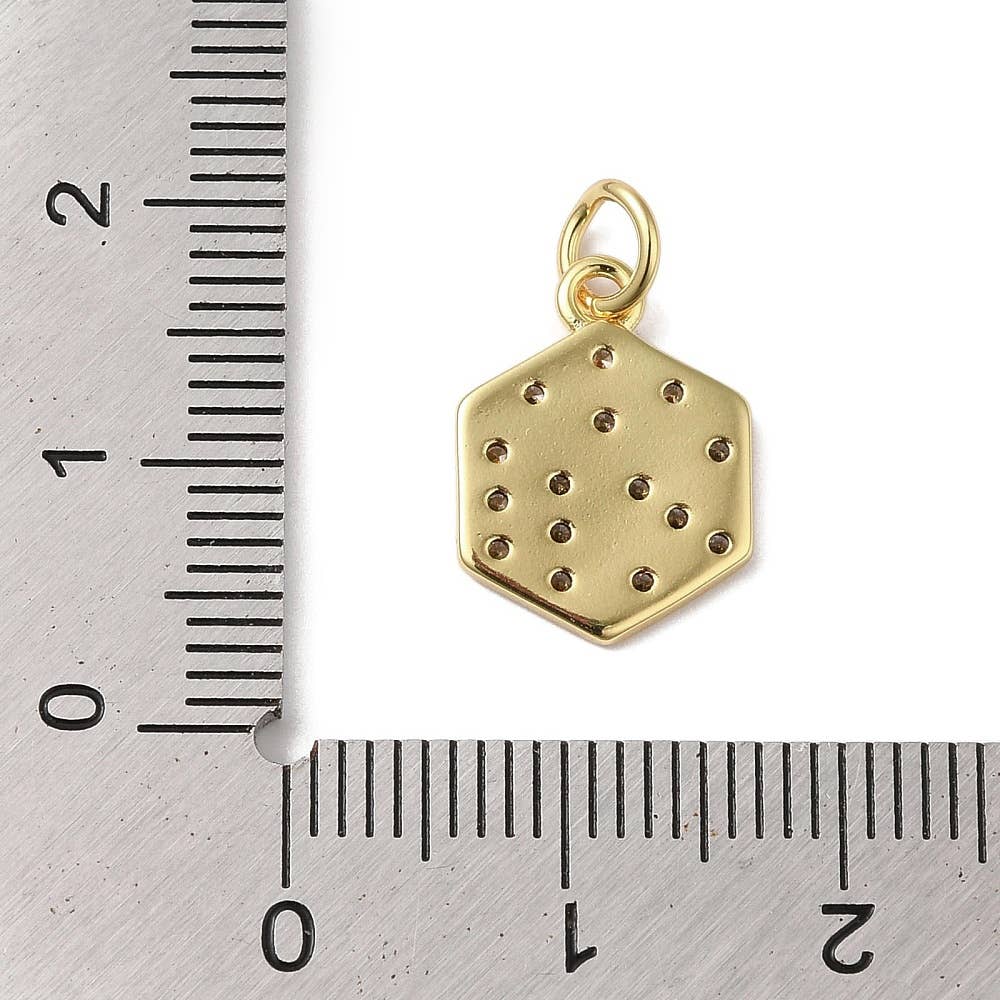 Dice Gold Charm
