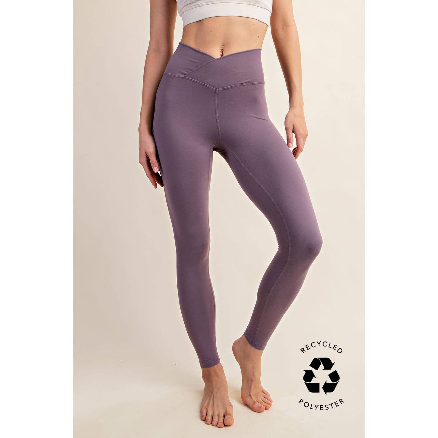 V WAIST FULL LENGTH LEGGINGS