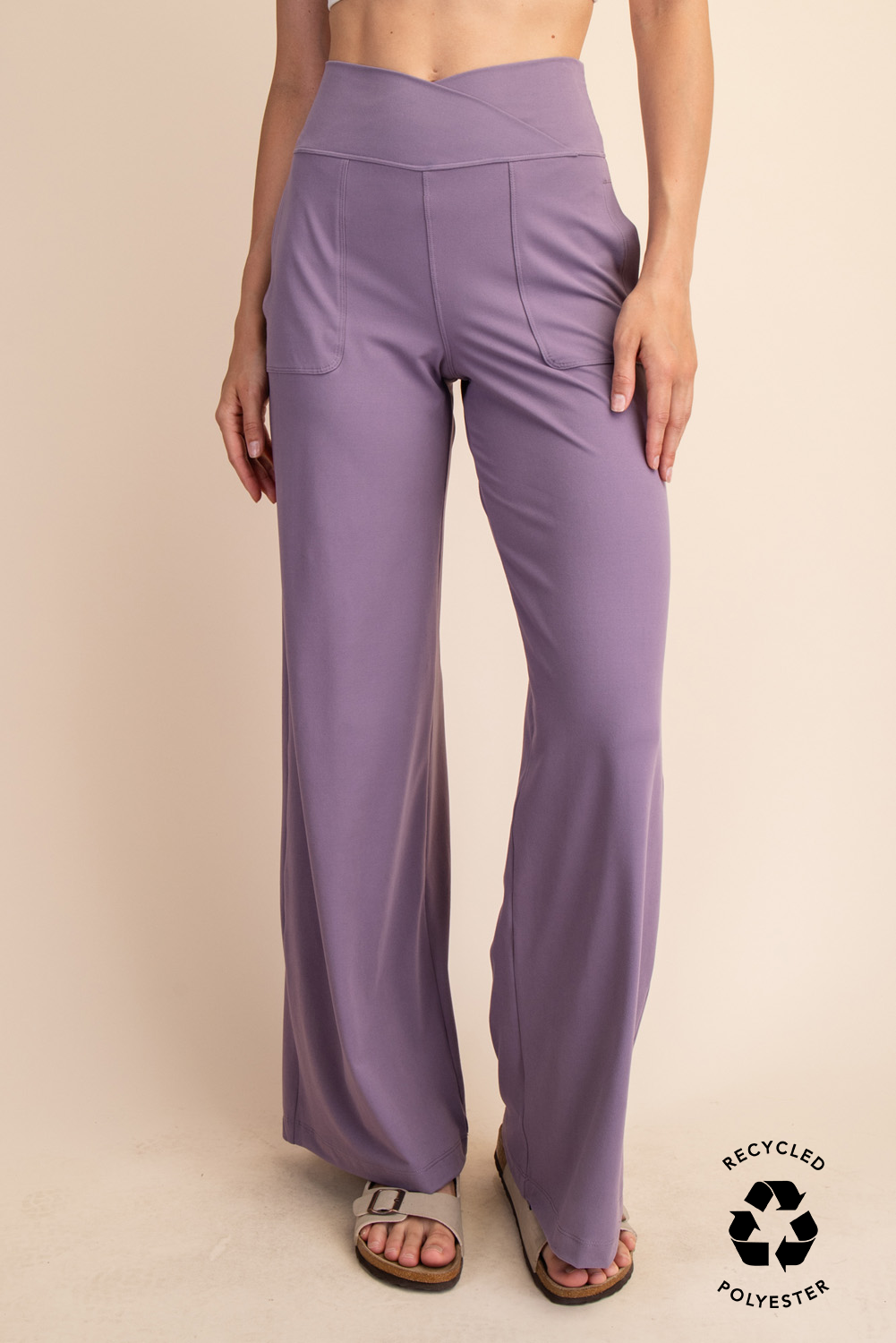 Rae Mode | V Waist Butter Wide Leg Pant