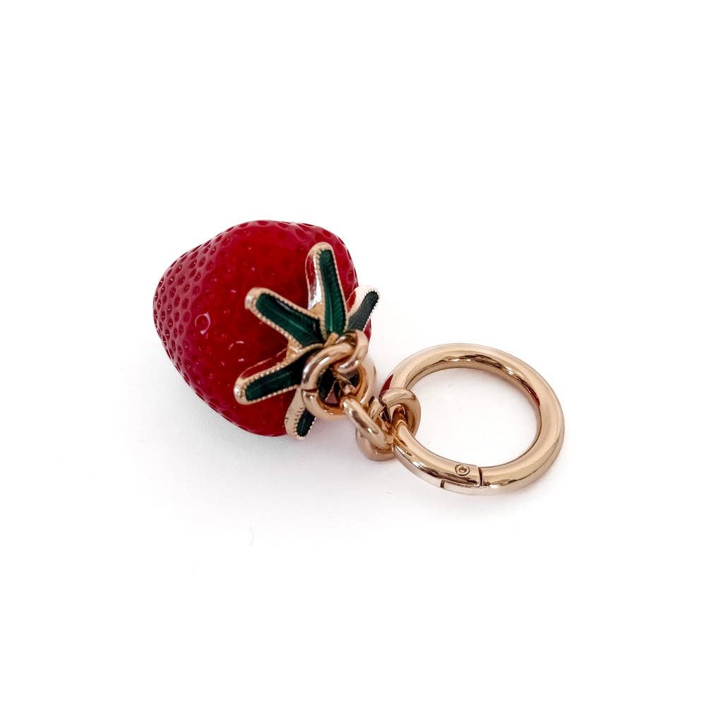 The Big Juicy Strawberry Bag Charm