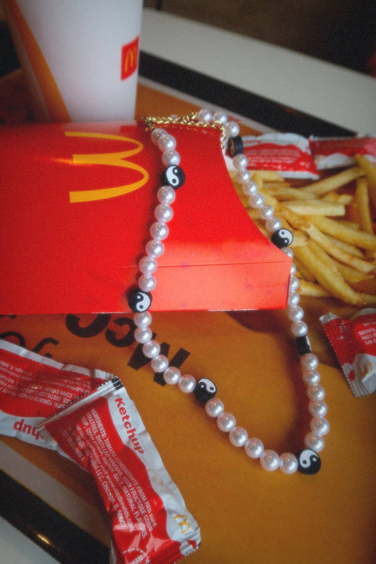 Balanced Yin Yang Pearl Necklace