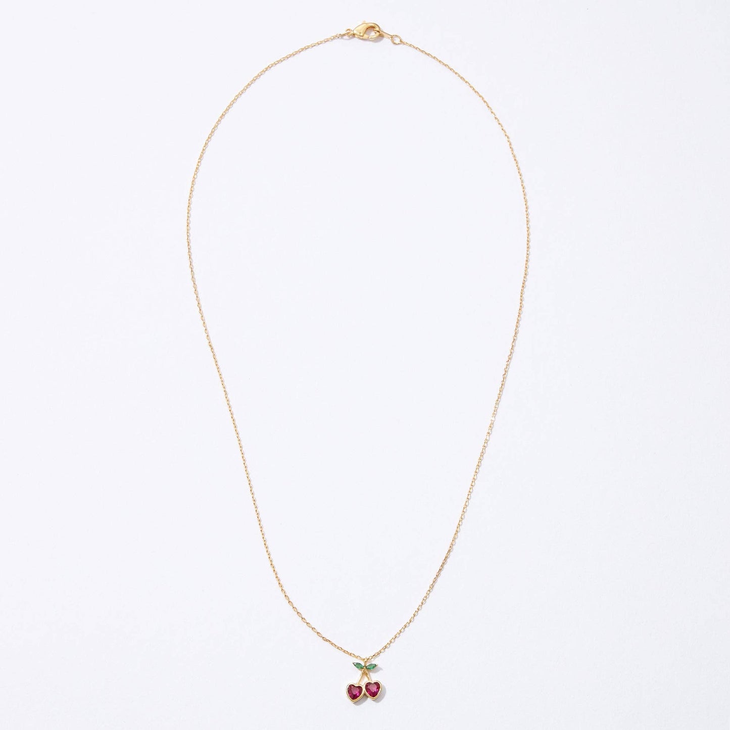 Gold Cherry Necklace