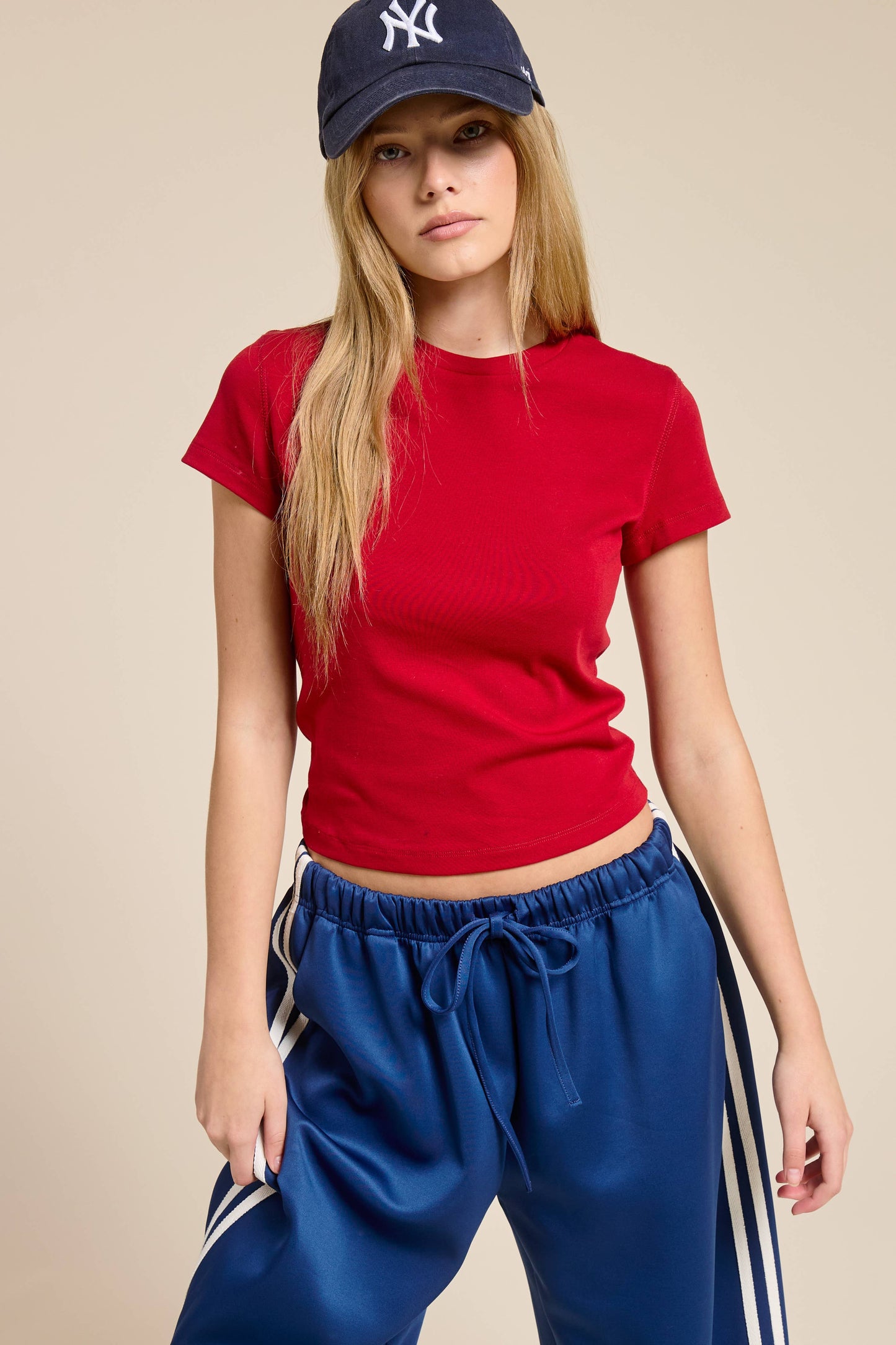 Mimosa | Fitted Crewneck Baby Tee