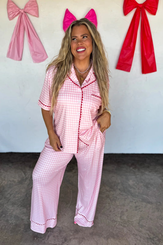 BLAKELEY | Gingham Love Luxe PJ Set