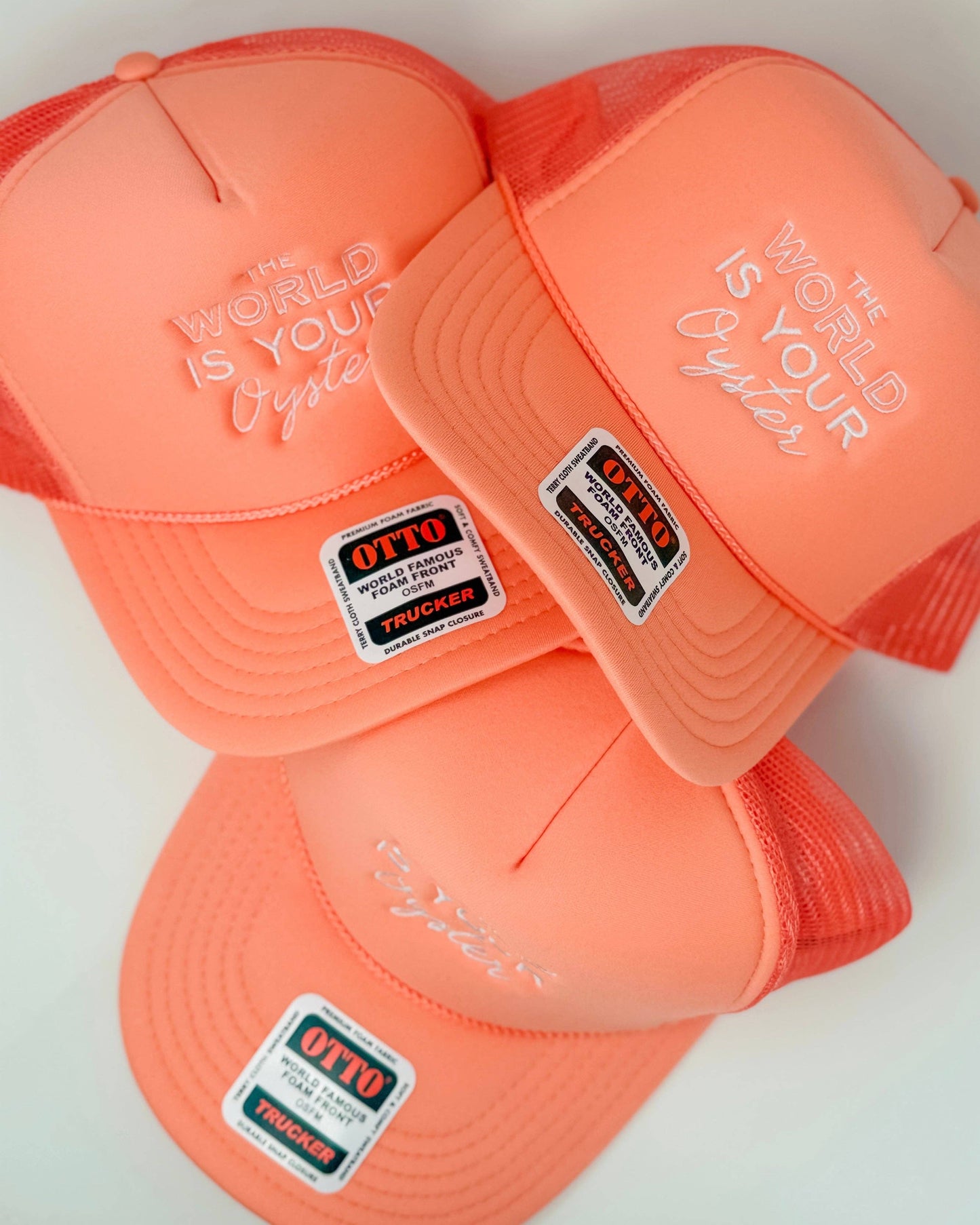 The World Is Your Oyster Foam Trucker Hat
