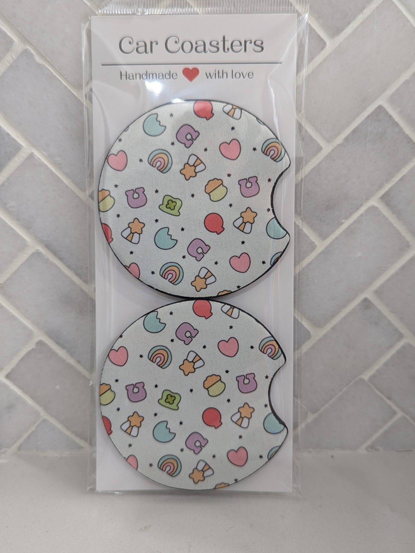 Lucky Charm Car Coasters