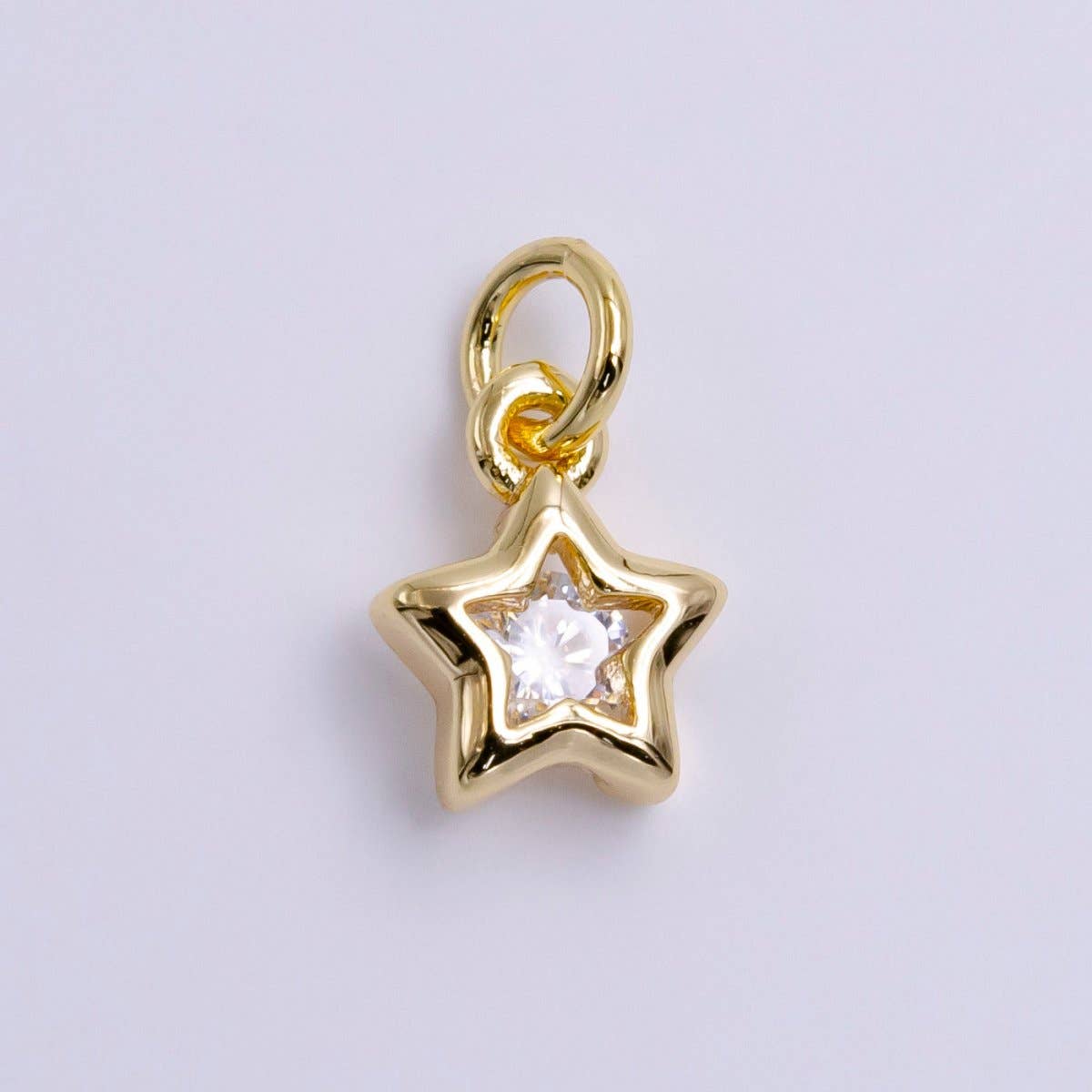 Celestial CZ Star Charm
