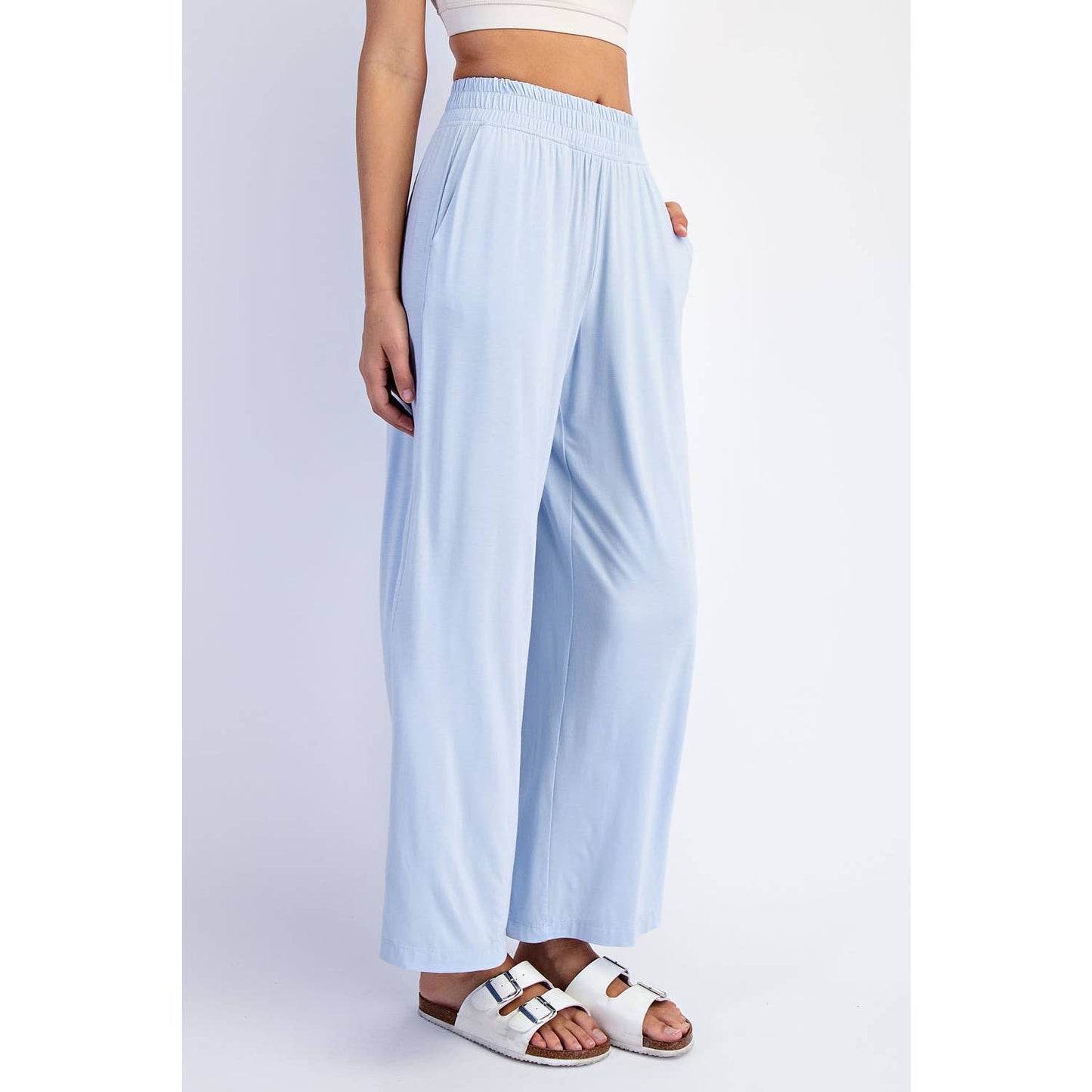 Rae Mode | Modal Wide Leg Cropped Pant