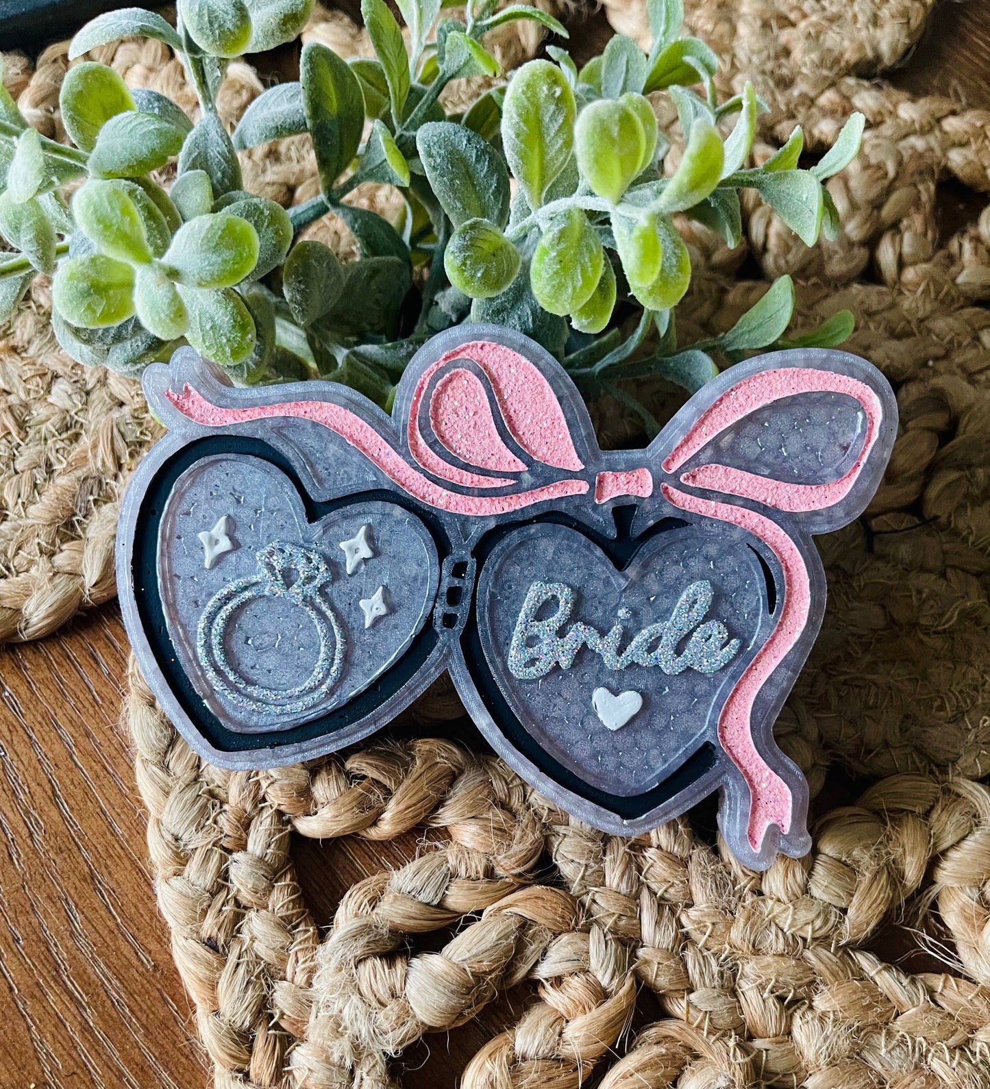 Bride Locket Car Freshie 