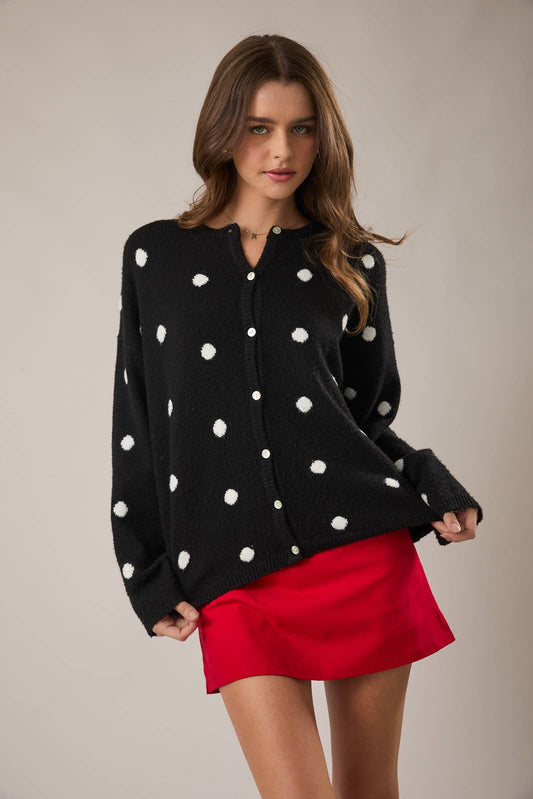 Le Lis | Polka Dot Cardi