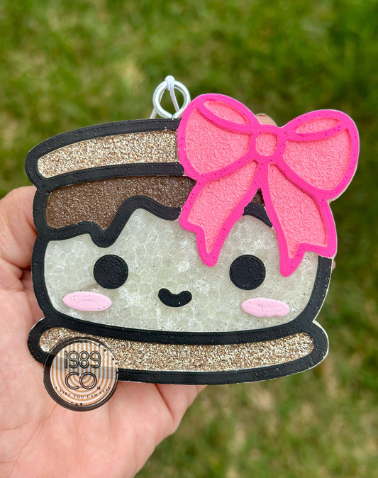 Smore With Bow Car Freshie  
