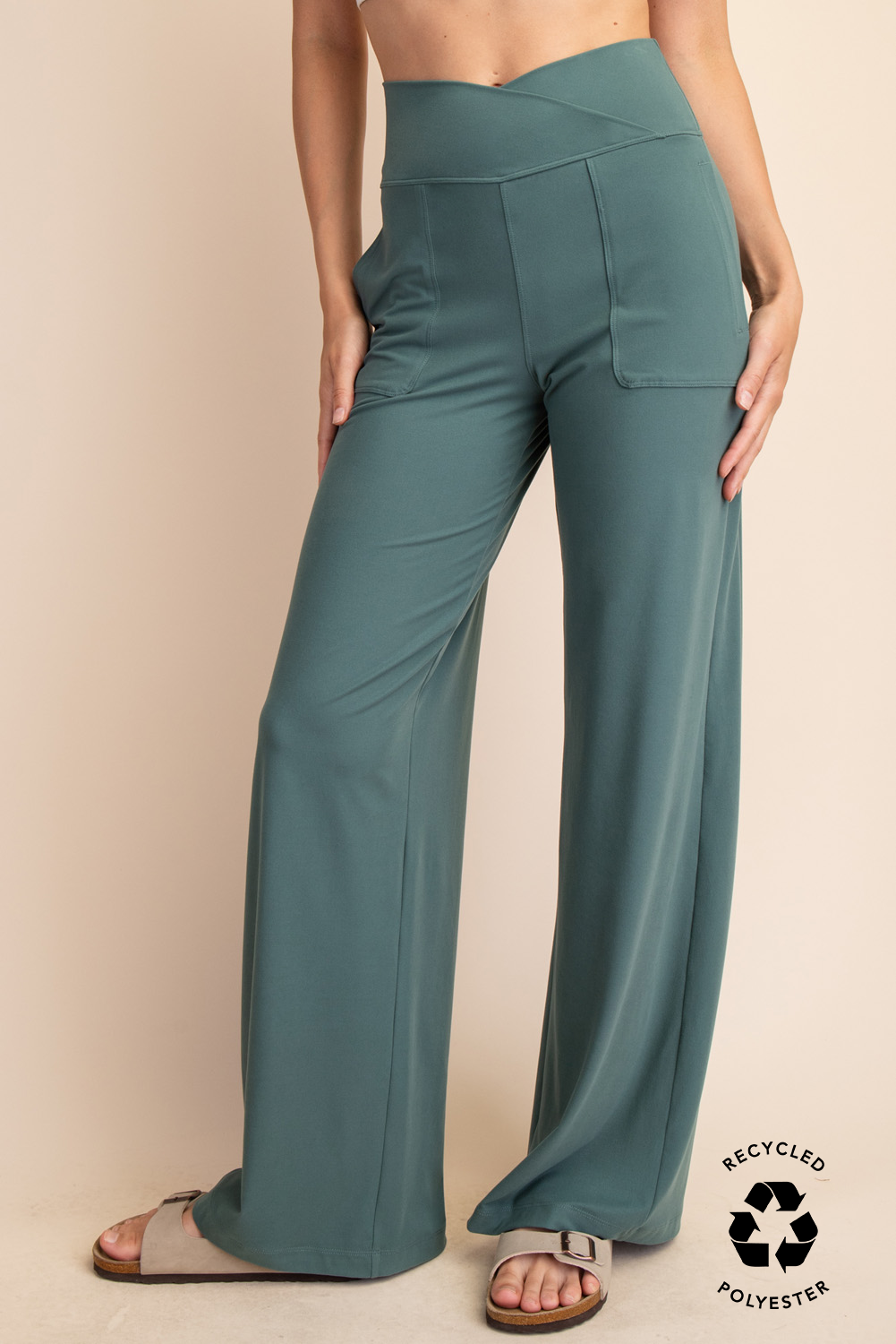 Rae Mode | V Waist Butter Wide Leg Pant