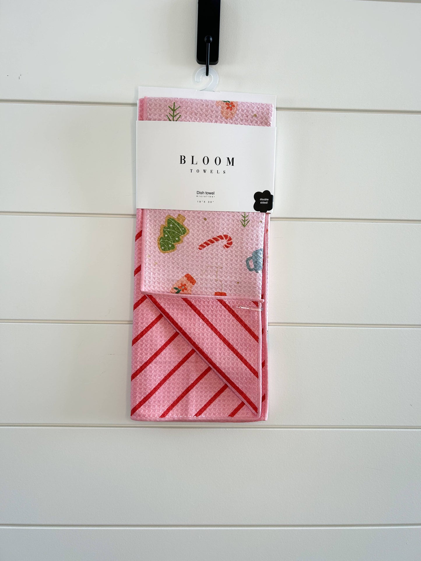 Bloom Towels | Marshmallow Pink Waffle Knit Kitchen Towel