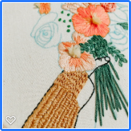 Intermediate Embroidery Kit | Be My Galentine