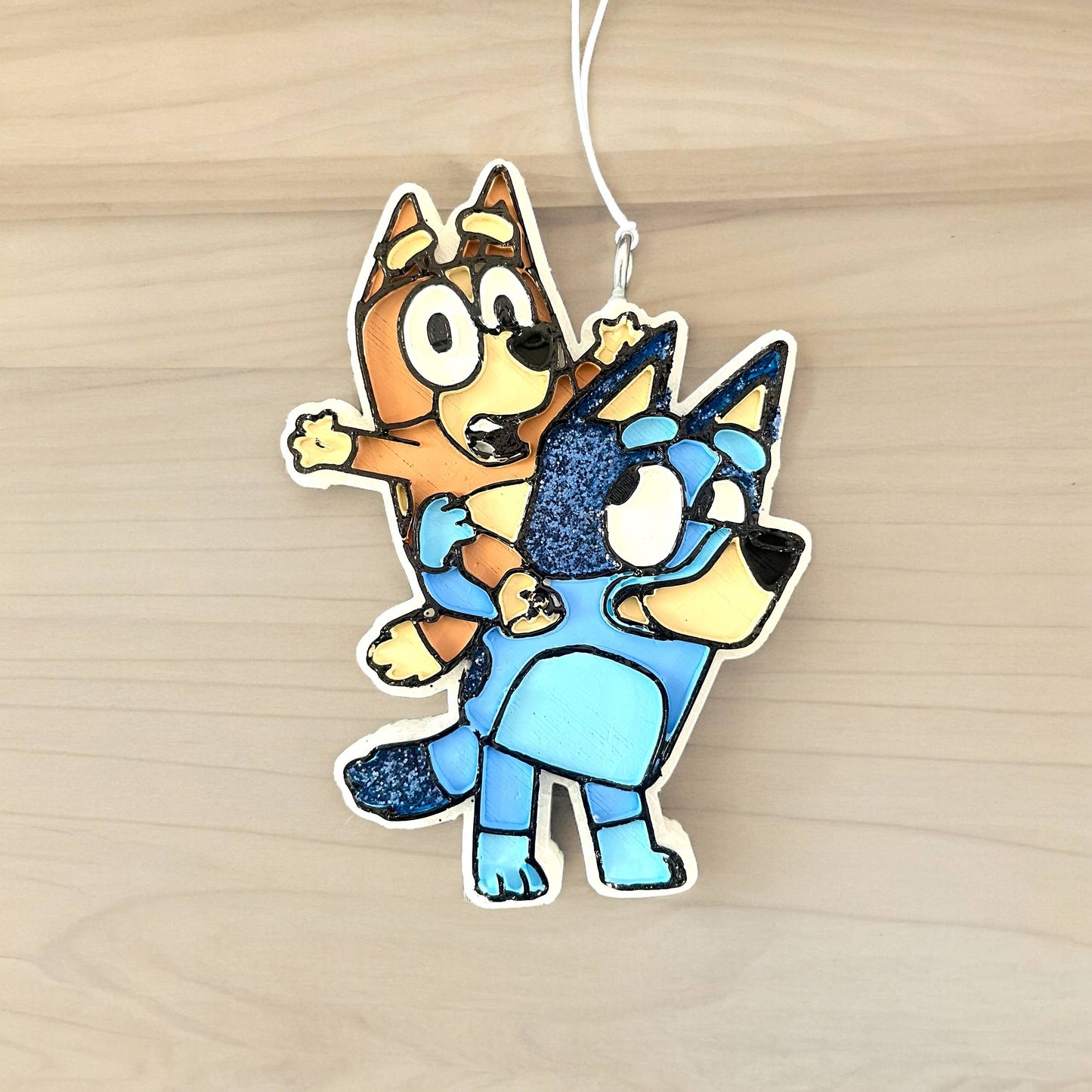 Blue dog and friends Car Freshie