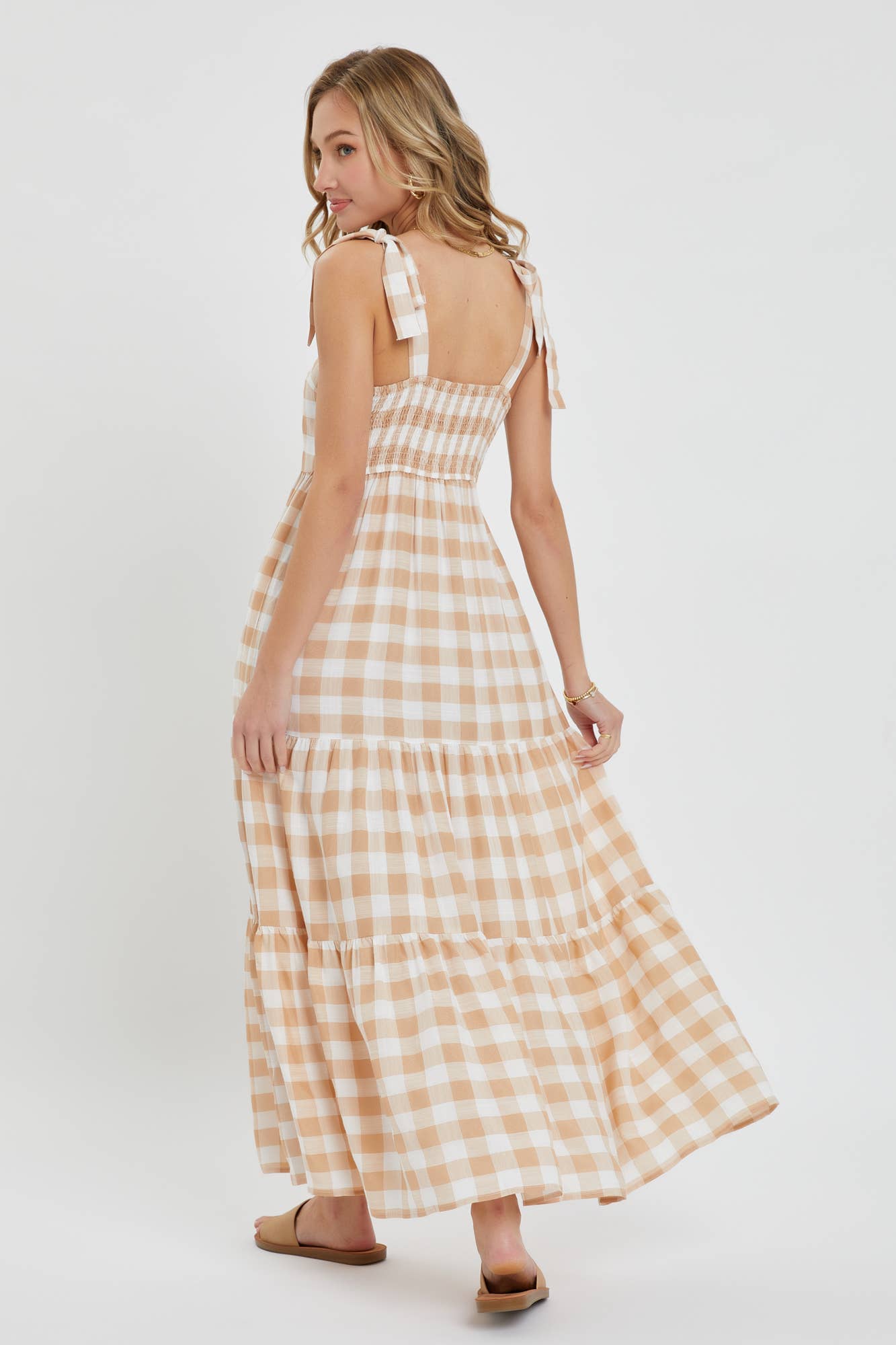 MAXI DRESS IN TIERED