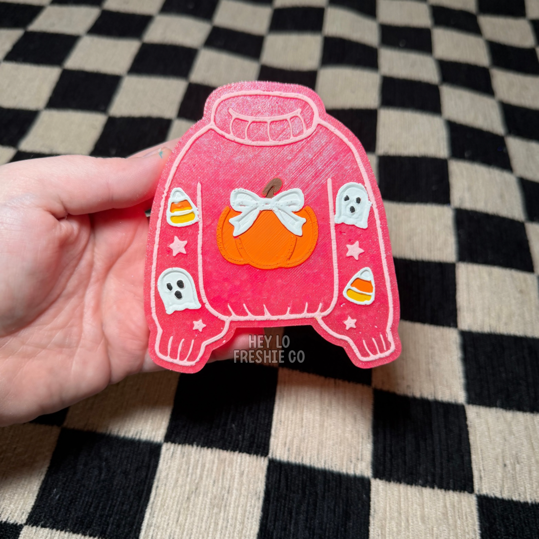 Pumpkin Sweater | Fall Car Freshie