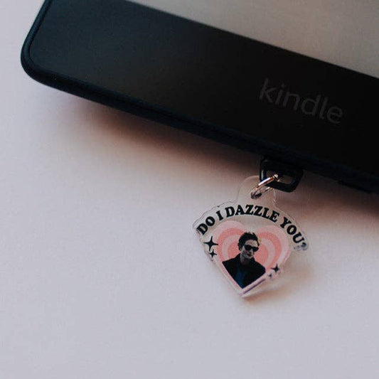 Acrylic Kindle Dust Plug Charm USB-C, Do I Dazzle You