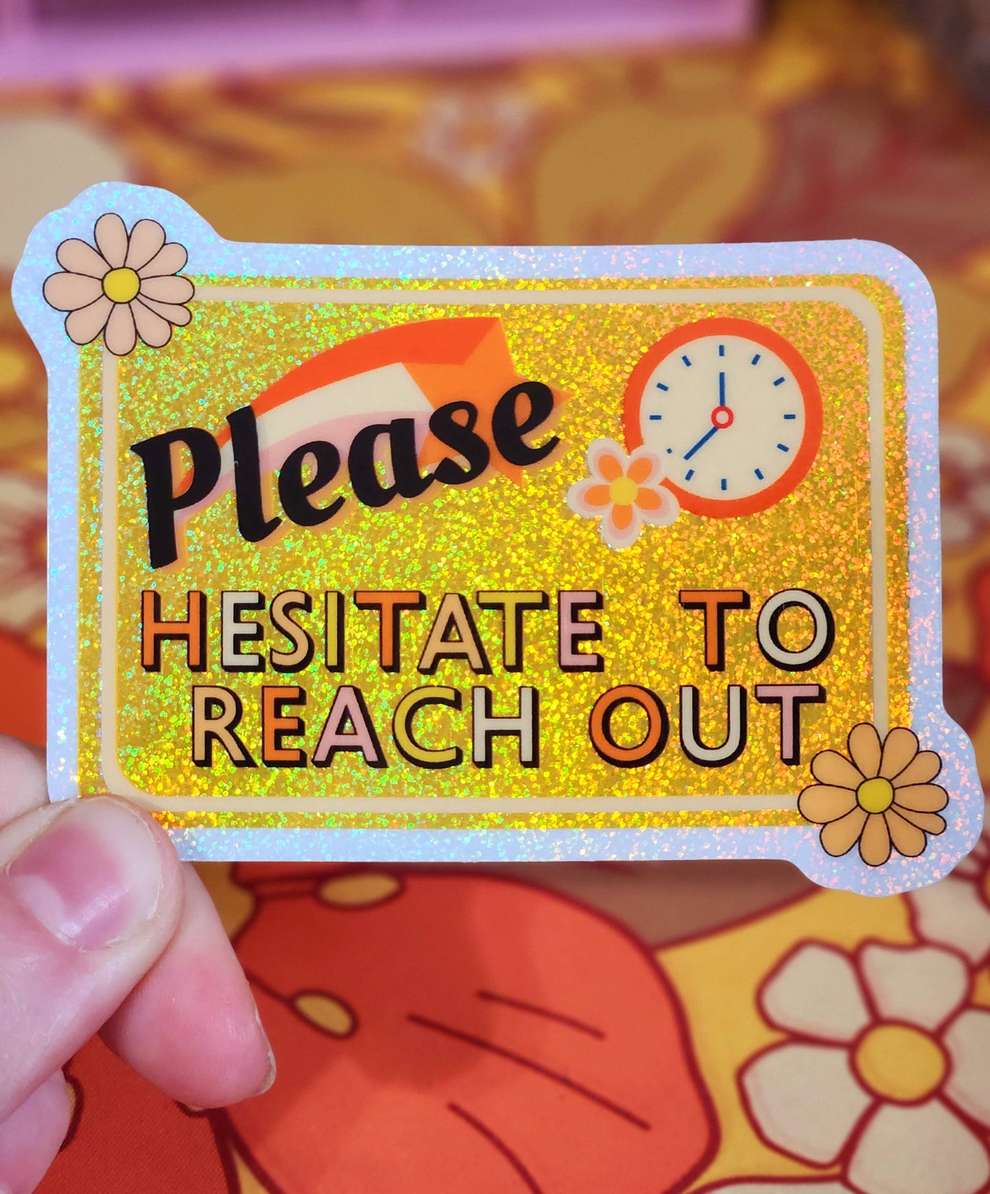 Hesitate to reach out sticker snarky email corporate