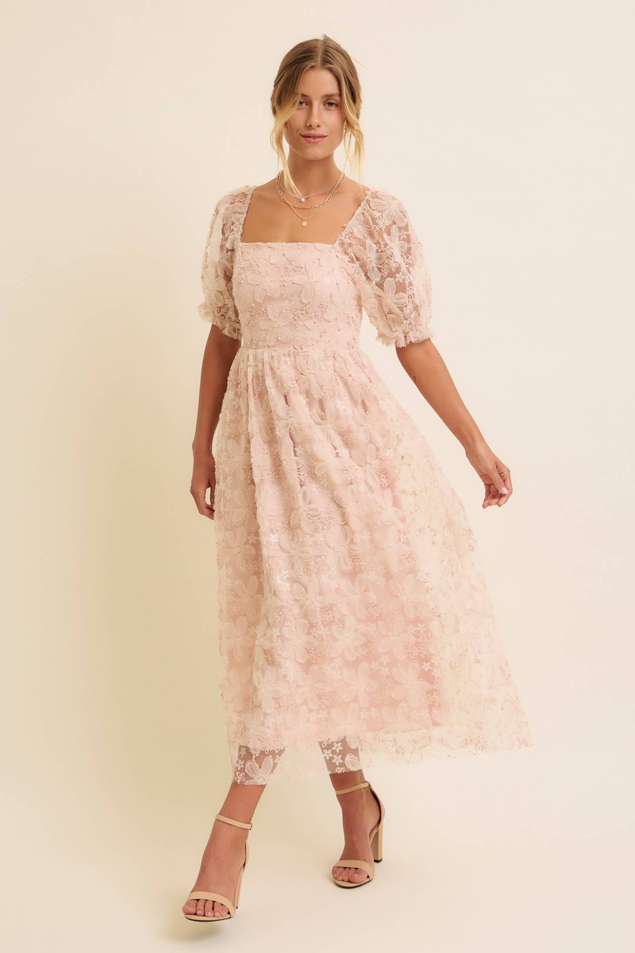 In February | Golden Grace Maxi Dress