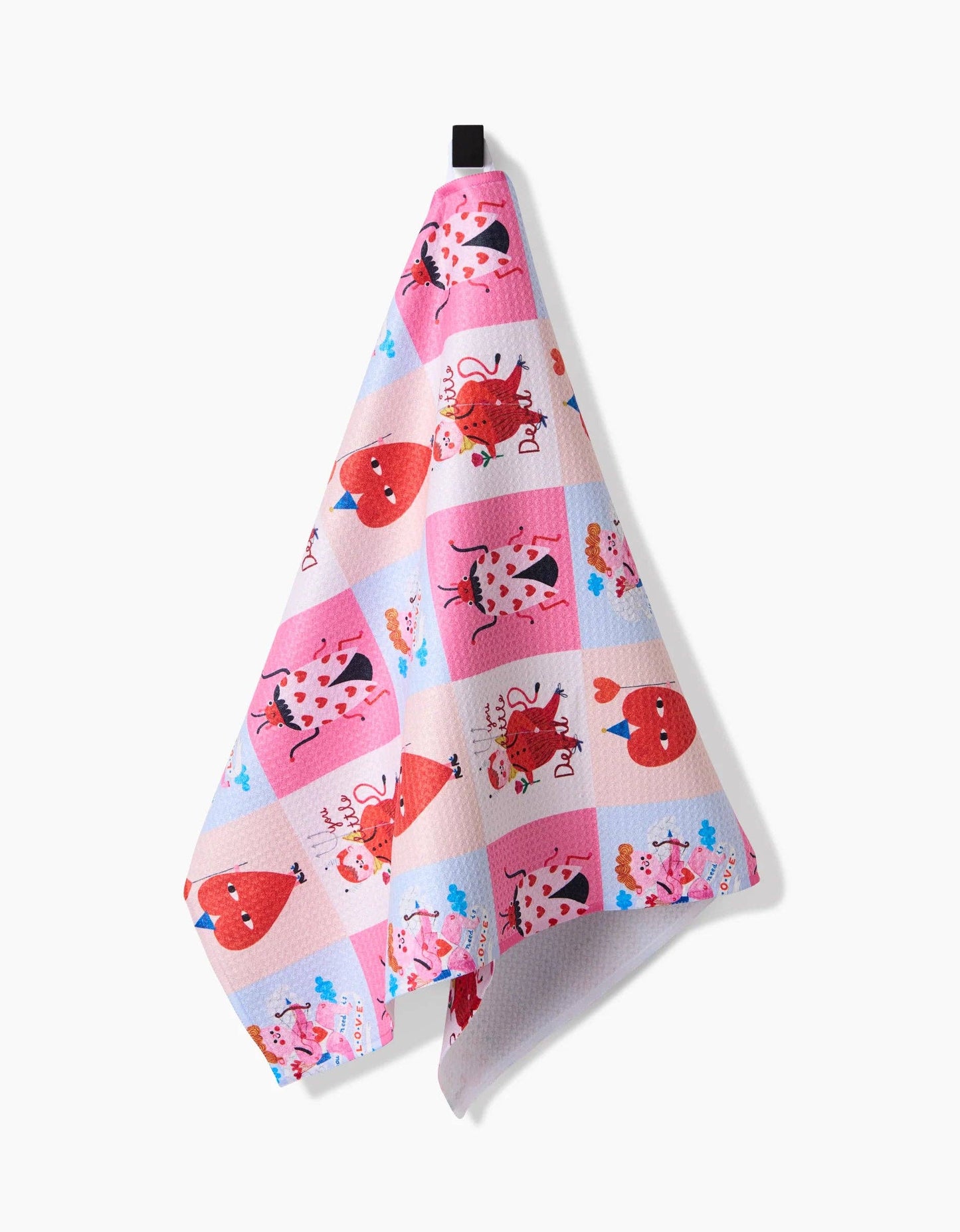 Love Squares Tea Towel