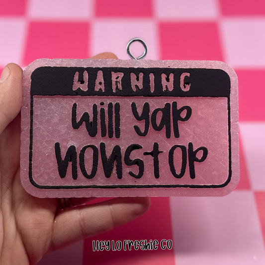 Will Yap Nonstop Car Freshie [Scent: Warm Vanilla Sugar]