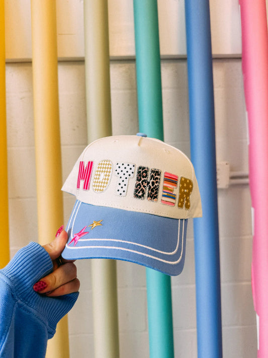 Patchwork Mother Trucker Hat