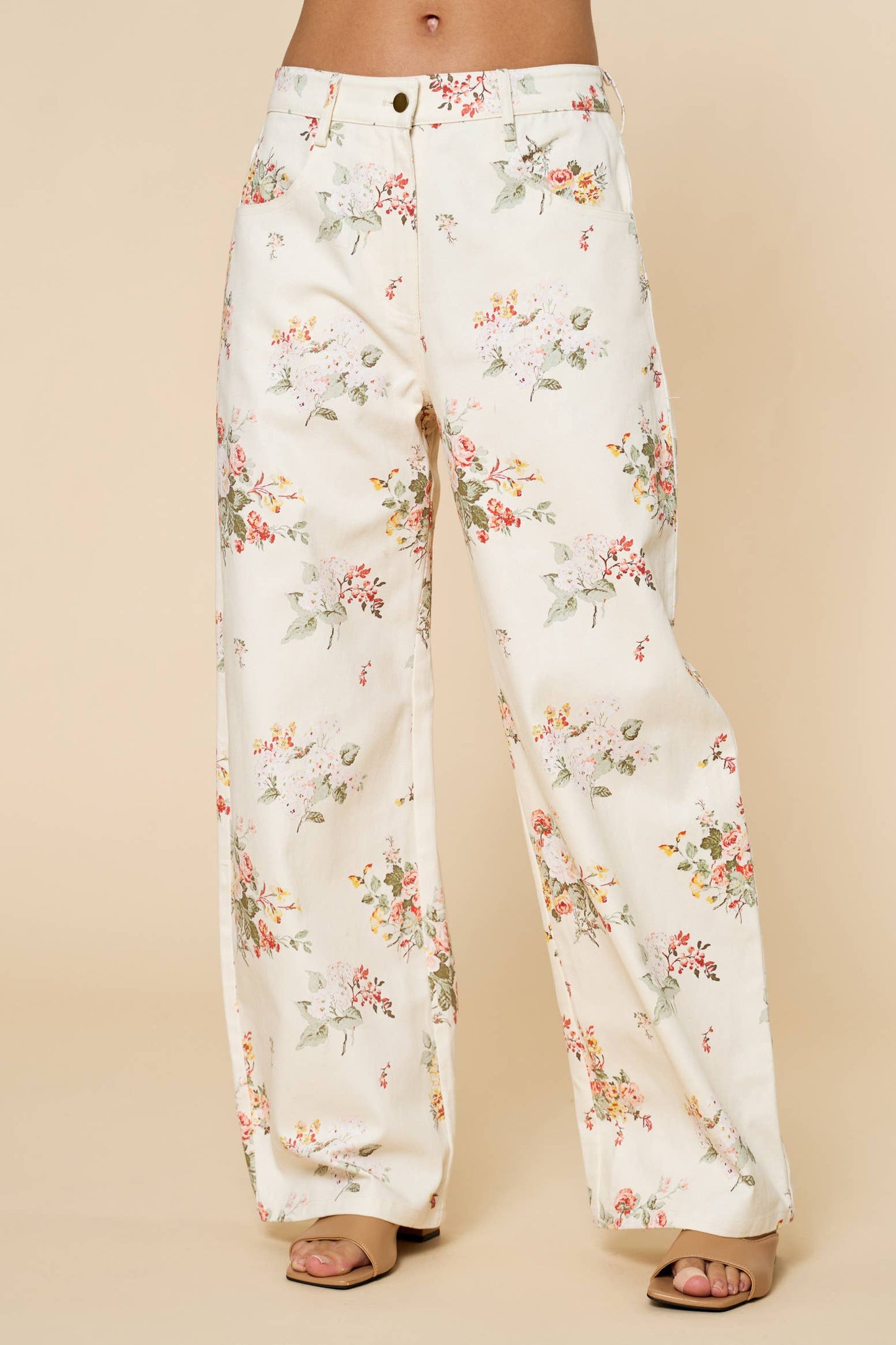 Floral Wide Pants