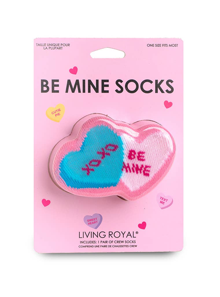 3D "Be Mine" Socks