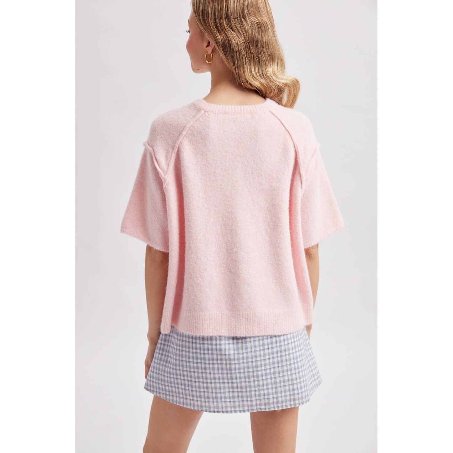 SEAM DETAIL SWEATER CARDIGAN / WL26-13495