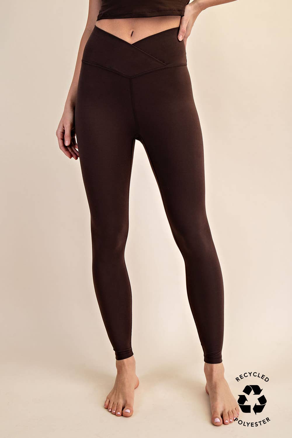 V WAIST FULL LENGTH LEGGINGS