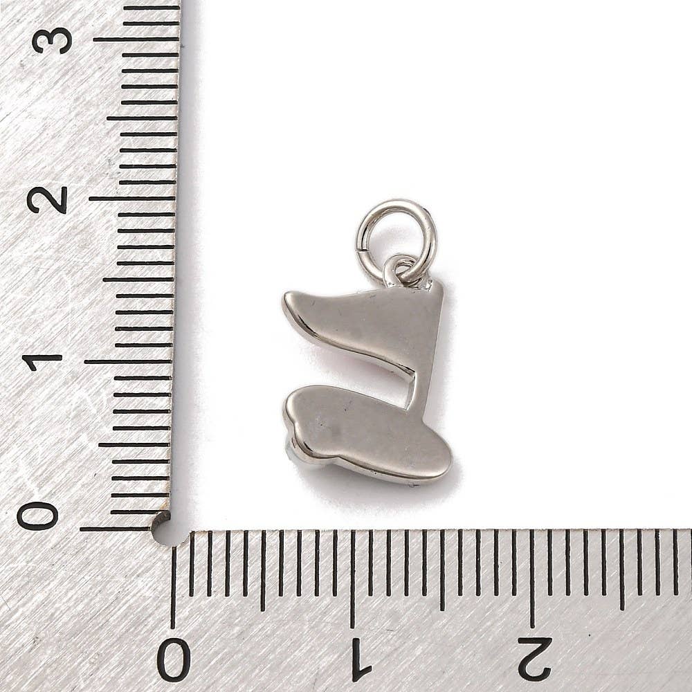 Golf 18th Hole Gold Charm