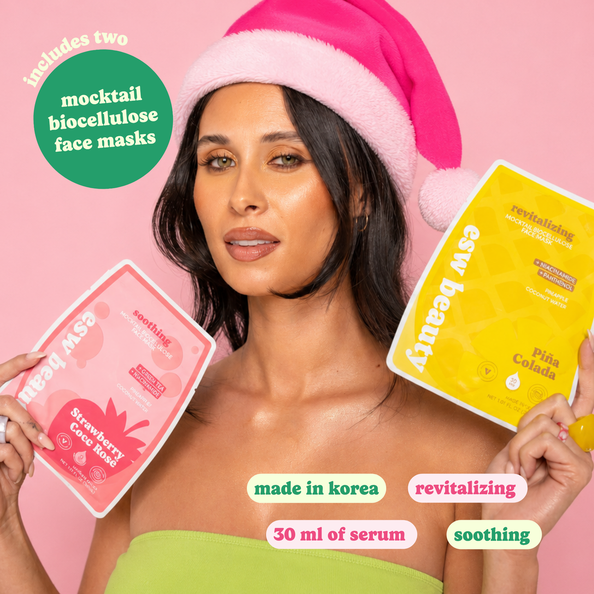 12 Days of Face Masks Advent Set (12x Masks)